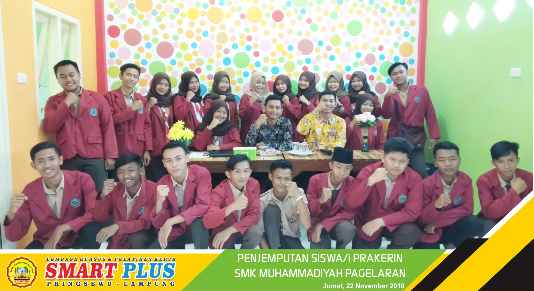 PENJEMPUTAN PRAKERIN/PKL/PSG SISWA/i SMK MUHAMMADIYAH PAGELARAN