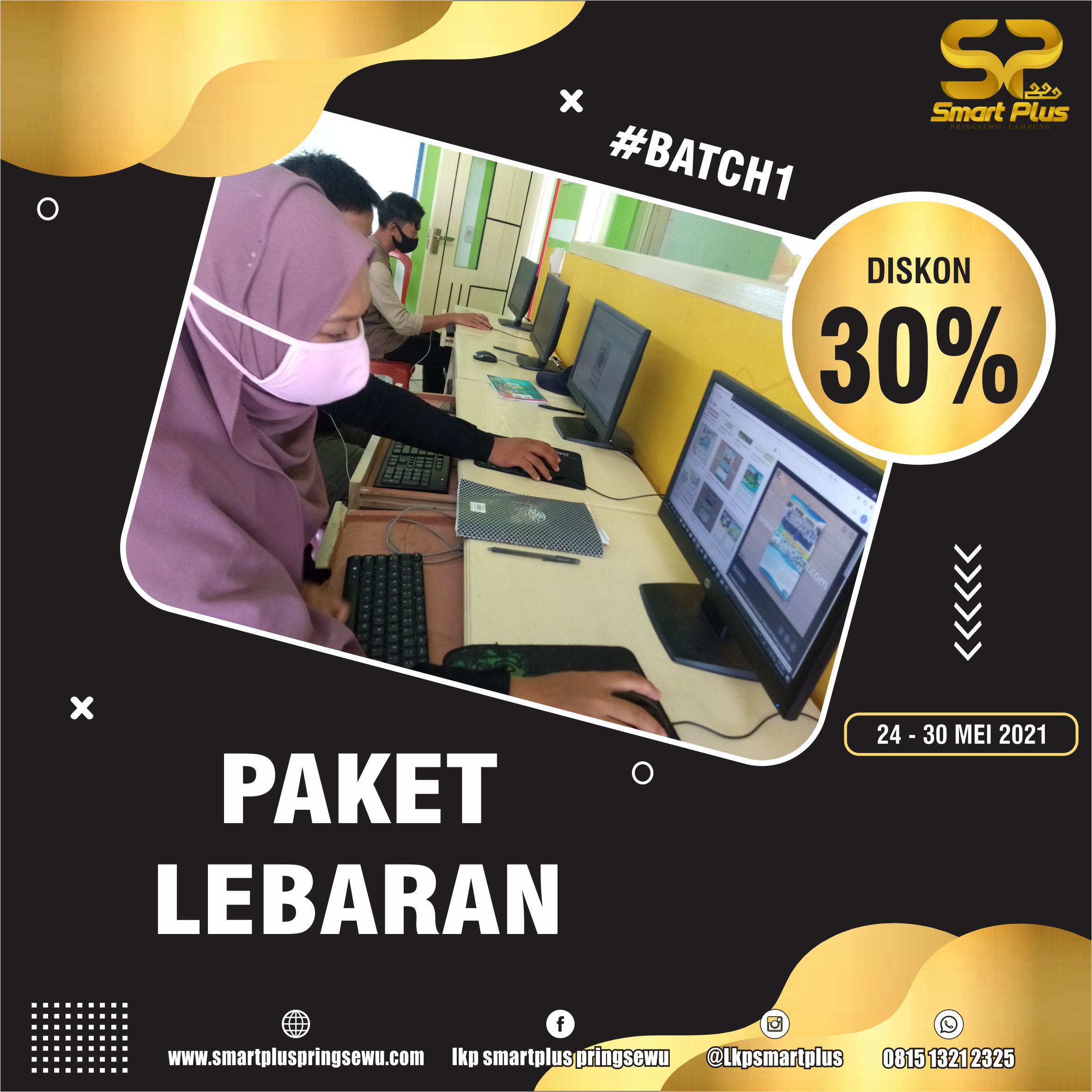 PAKET KURSUS KOMPUTER LKP SMART PLUS 2021 DISKON 30%